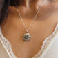 SILVER ON SILVER CHANEL VINTAGE BUTTON NECKLACE