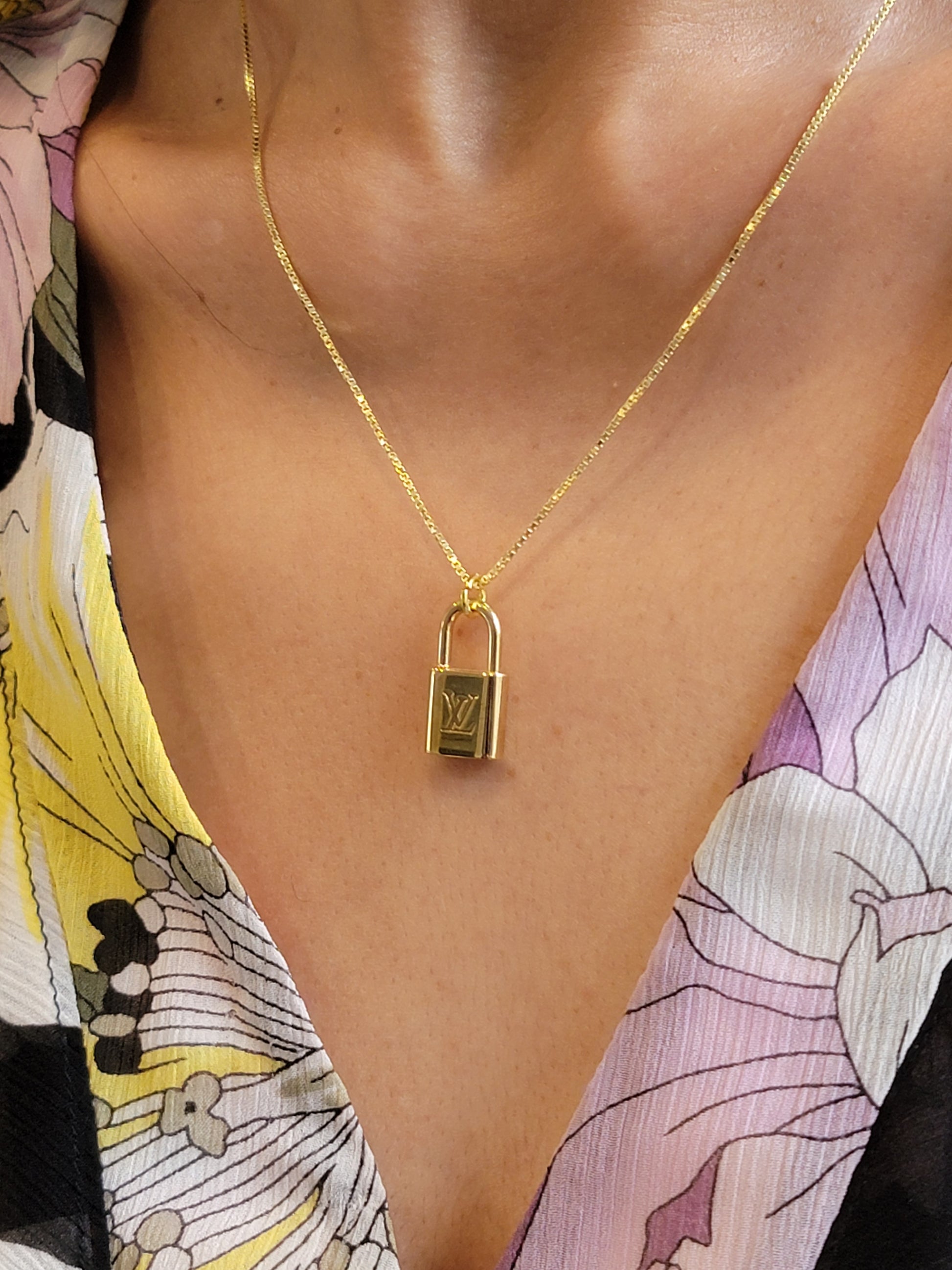 Louis Vuitton Lock Necklace 